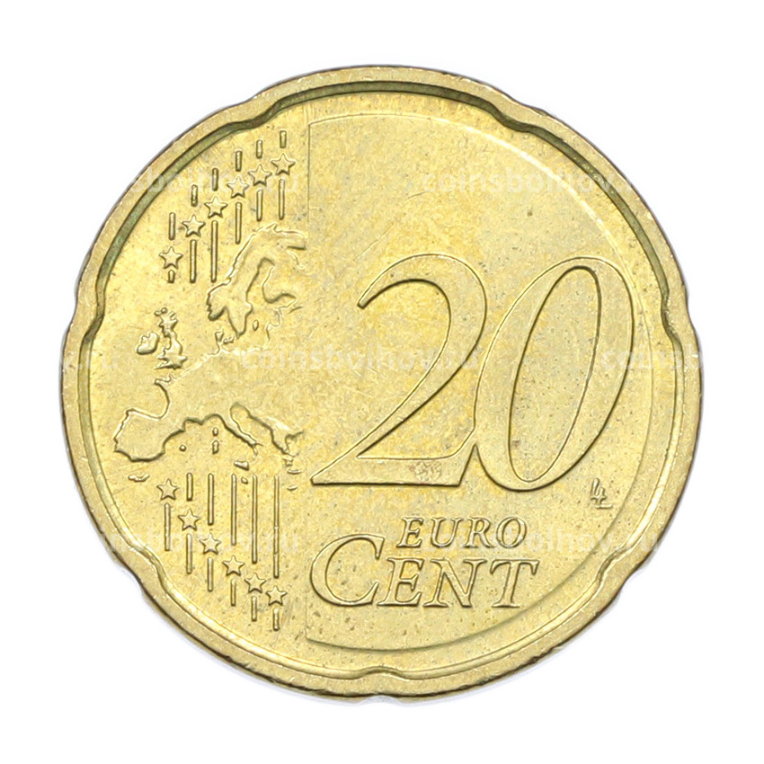 Монета 20 евроцентов 2013 года D Германия (вид 2)