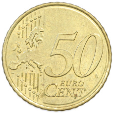 Монета 50 евроцентов 2013 года Мальта (реверс)