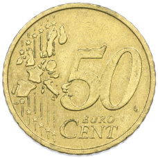 Монета 50 евроцентов 2002 года Австрия (реверс)