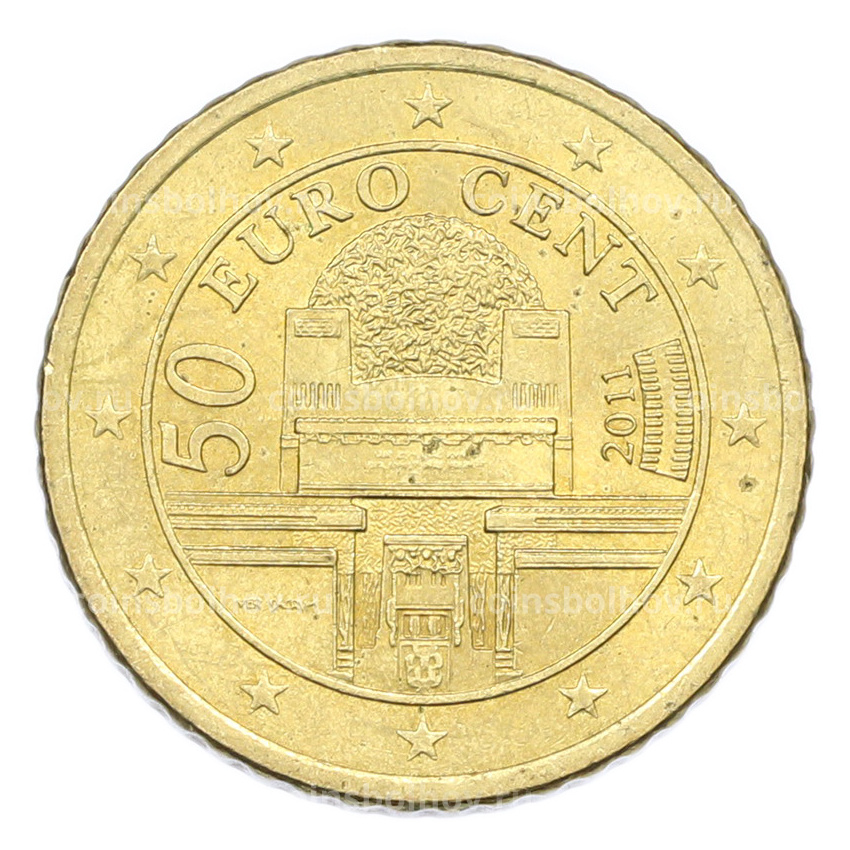 Монета 50 евроцентов 2011 года Австрия