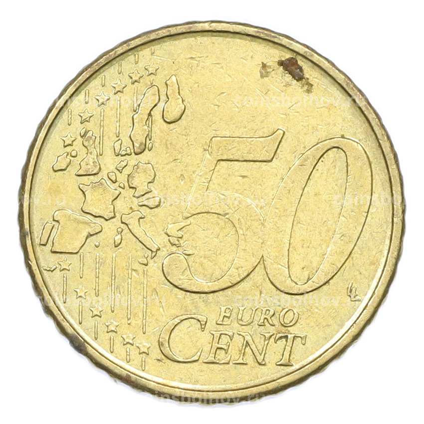 Монета 50 евроцентов 1999 года Бельгия (вид 2)