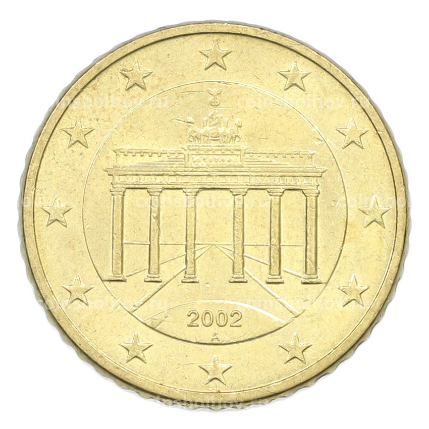 Монета 50 евроцентов 2002 года A Германия