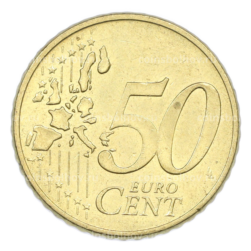 Монета 50 евроцентов 2002 года A Германия (вид 2)