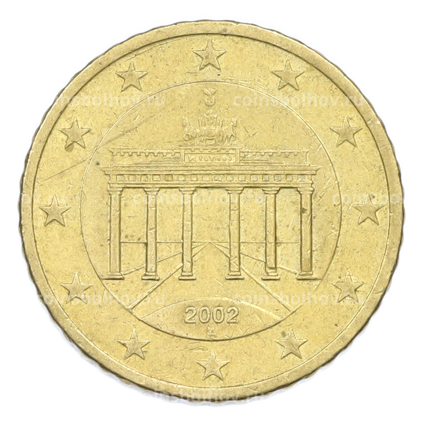 Монета 50 евроцентов 2002 года A Германия