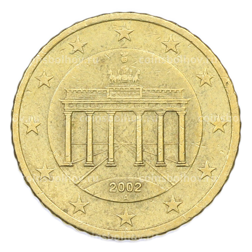 Монета 50 евроцентов 2002 года A Германия