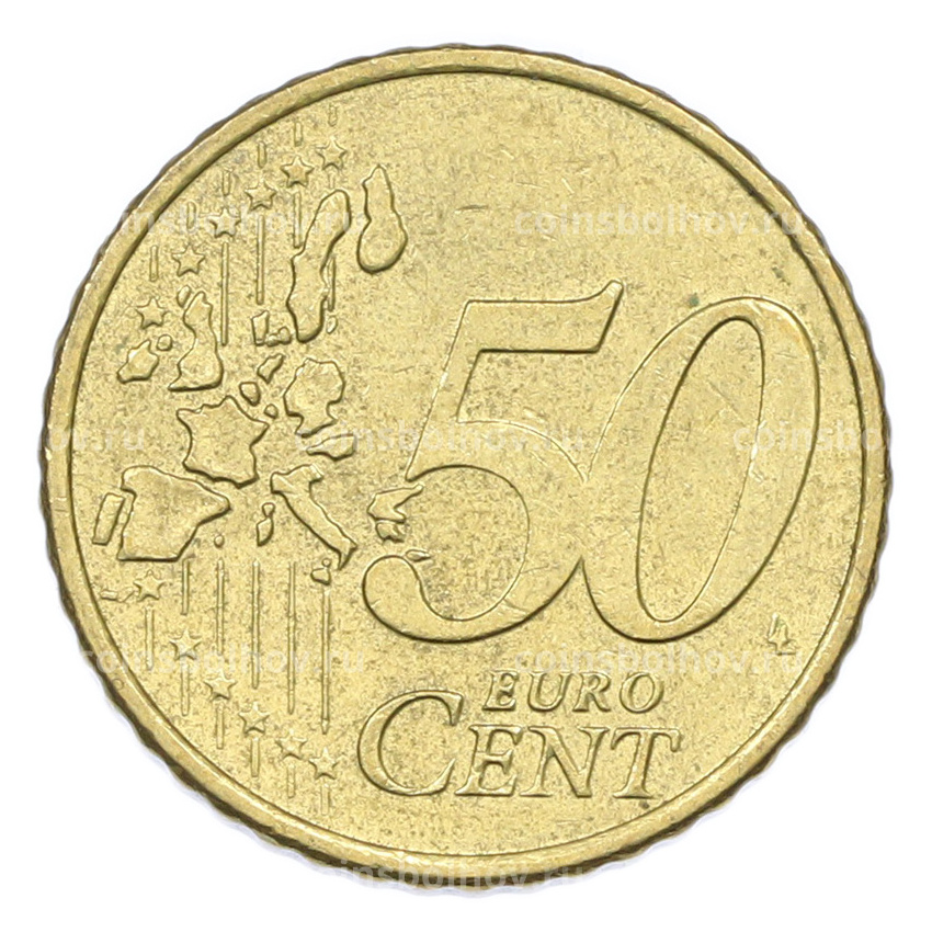 Монета 50 евроцентов 2002 года Греция (вид 2)