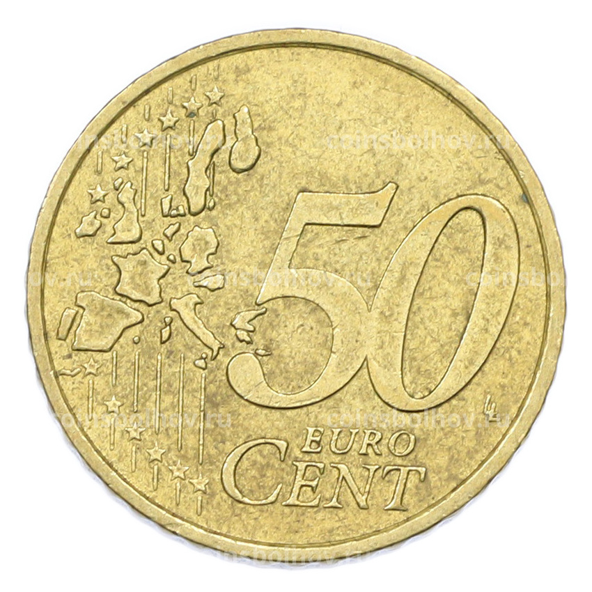 Монета 50 евроцентов 2002 года Греция (вид 2)