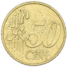 Монета 50 евроцентов 1999 года Франция (реверс)