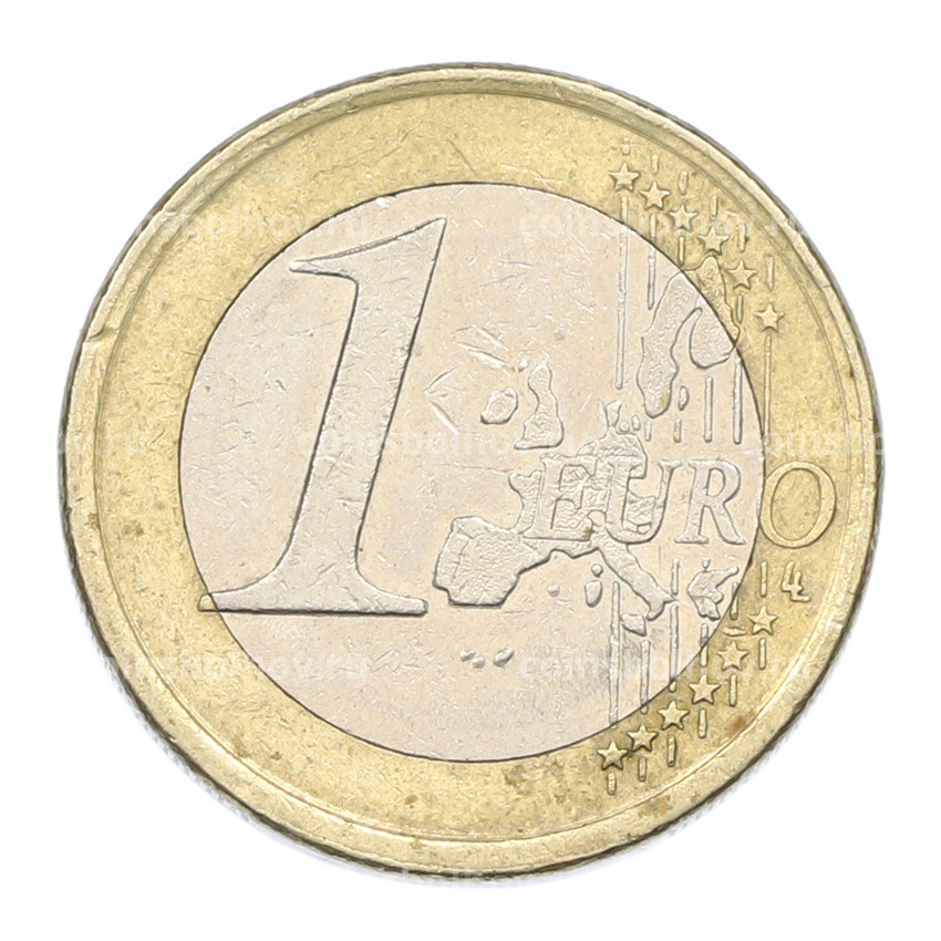 Монета 1 евро 2001 года Испания (вид 2)