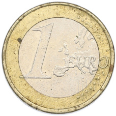 Монета 1 евро 2007 года Испания (реверс)