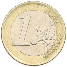 Монета 1 евро 2001 года Испания (реверс)