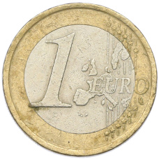 Монета 1 евро 2002 года Испания (реверс)