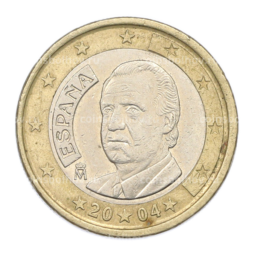 Монета 1 евро 2004 года Испания