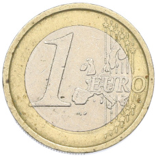 Монета 1 евро 2007 года Италия (реверс)