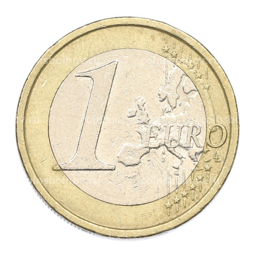 Монета 1 евро 2008 года Италия (вид 2)