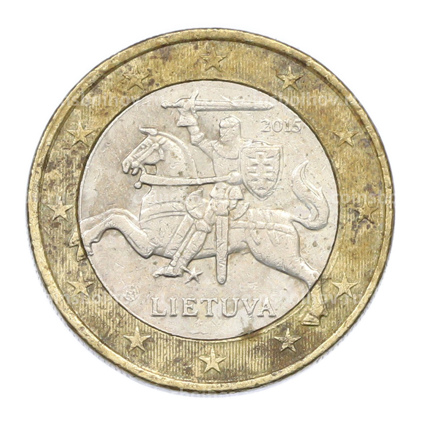 Монета 1 евро 2015 года Литва