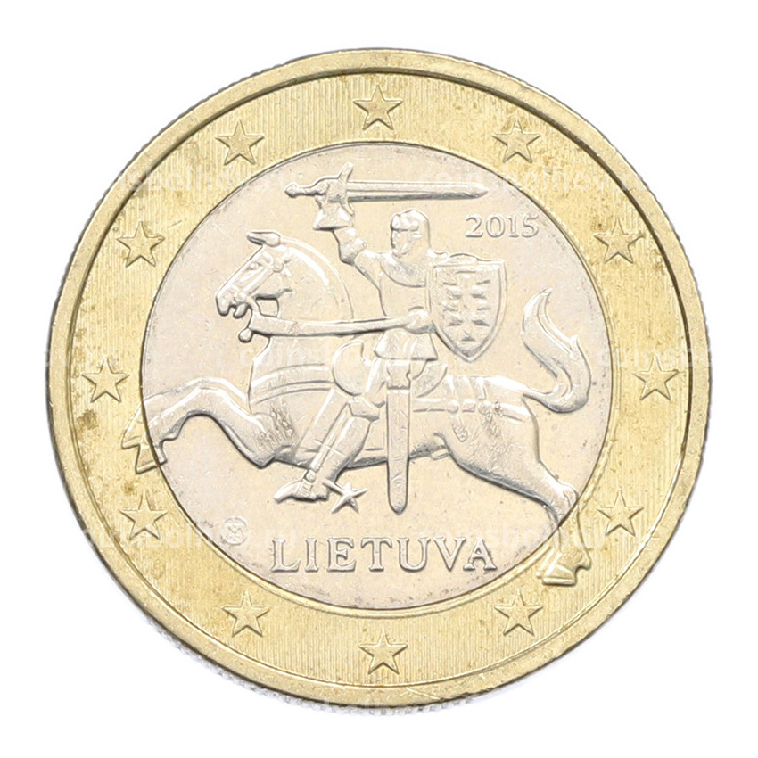 Монета 1 евро 2015 года Литва