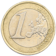 Монета 1 евро 2009 года Словакия (реверс)