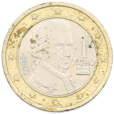 Монета 1 евро 2009 года Австрия (аверс)