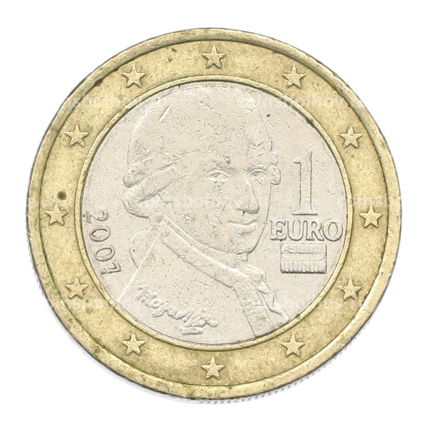 Монета 1 евро 2007 года Австрия