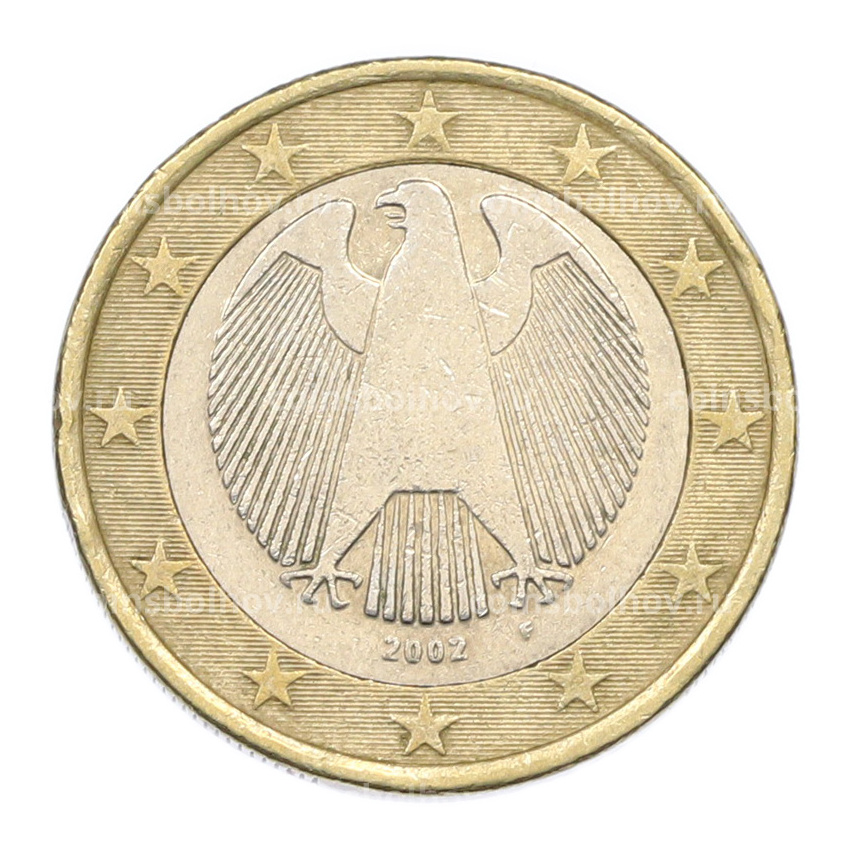 Монета 1 евро 2002 года F Германия
