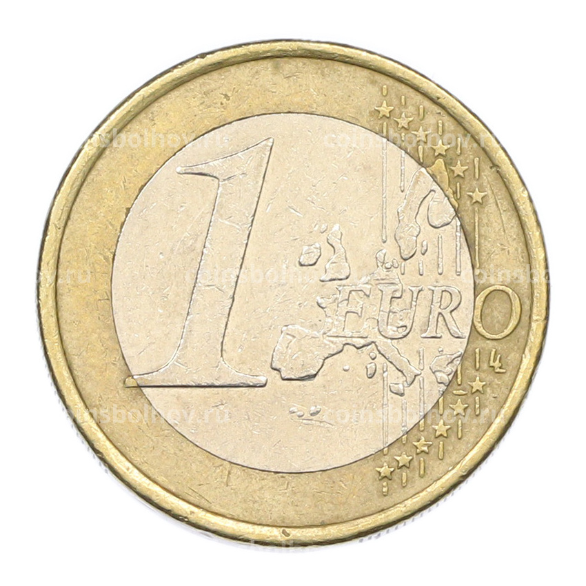 Монета 1 евро 2002 года F Германия (вид 2)