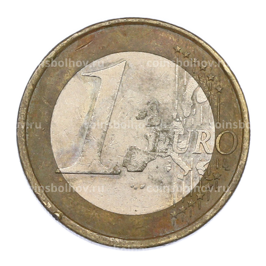 Монета 1 евро 2002 года J Германия (вид 2)
