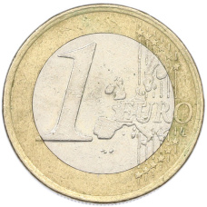 Монета 1 евро 2005 года Финляндия (реверс)