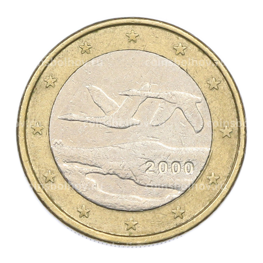 Монета 1 евро 2000 года Финляндия