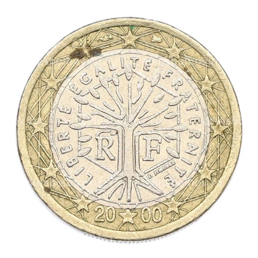 Монета 1 евро 2000 года Франция