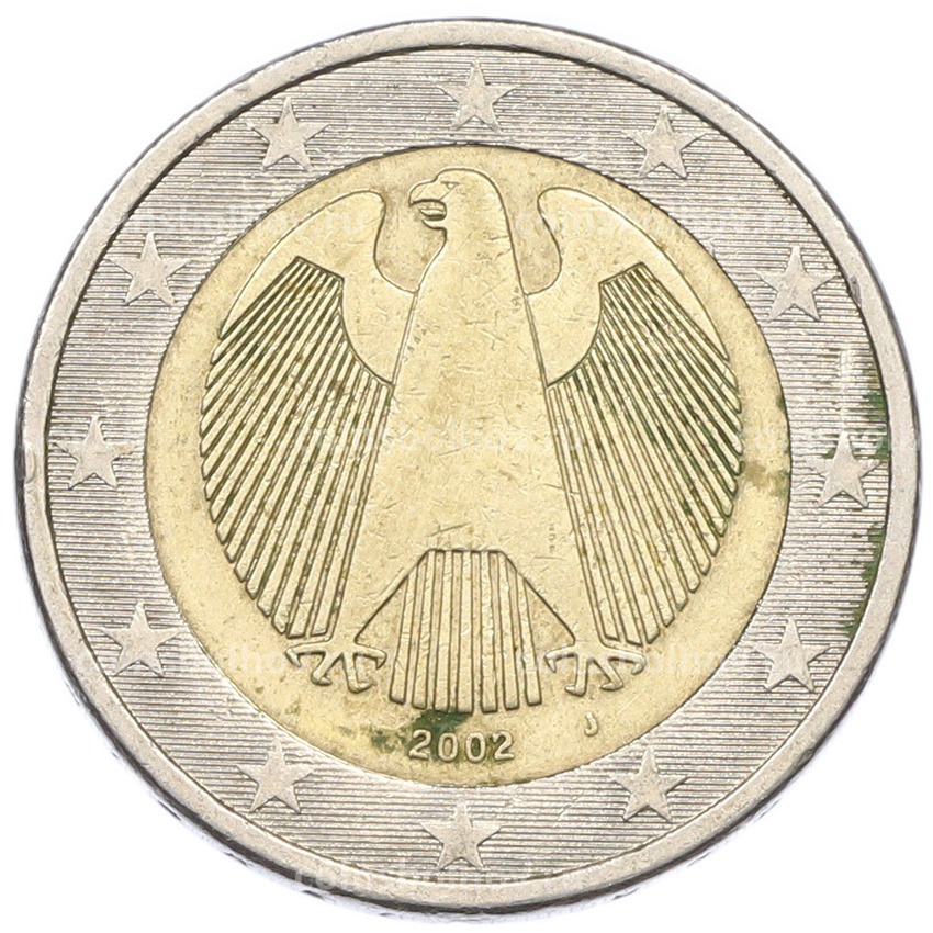 Монета 2 евро 2002 года J Германия