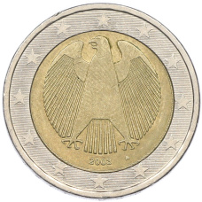 Монета 2 евро 2003 года A Германия (аверс)