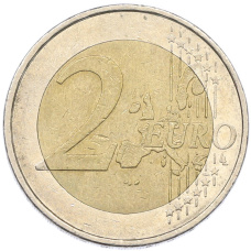 Монета 2 евро 2002 года F Германия (реверс)
