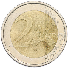 Монета 2 евро 2005 года Финляндия (реверс)