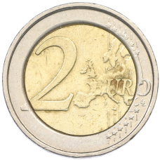 Монета 2 евро 2007 года Бельгия (реверс)