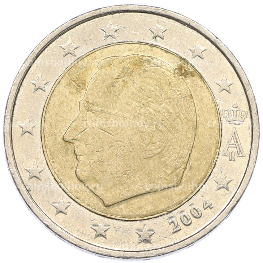 Монета 2 евро 2004 года Бельгия