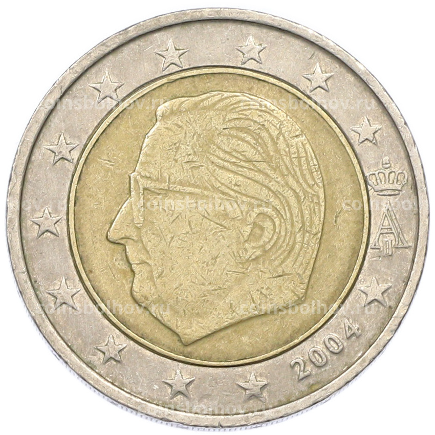 Монета 2 евро 2004 года Бельгия