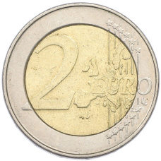 Монета 2 евро 2000 года Бельгия (реверс)