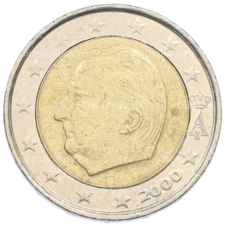 Монета 2 евро 2000 года Бельгия