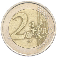 Монета 2 евро 2002 года Ирландия (реверс)