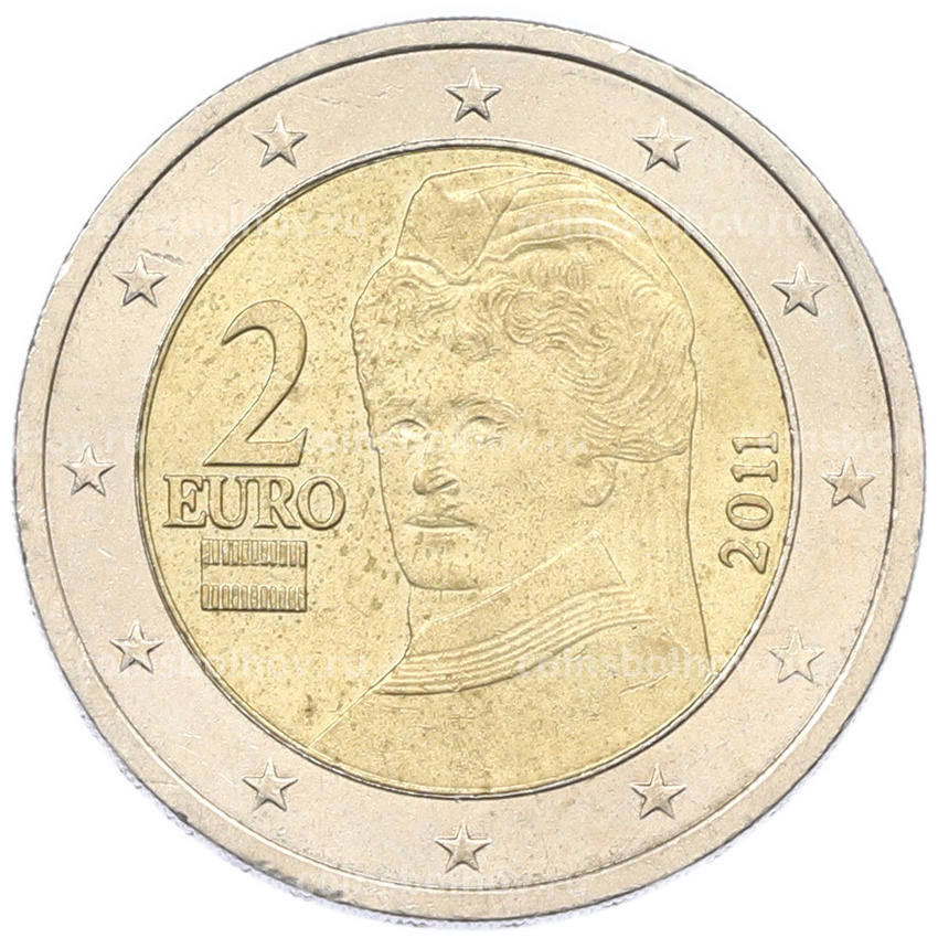 Монета 2 евро 2011 года Австрия