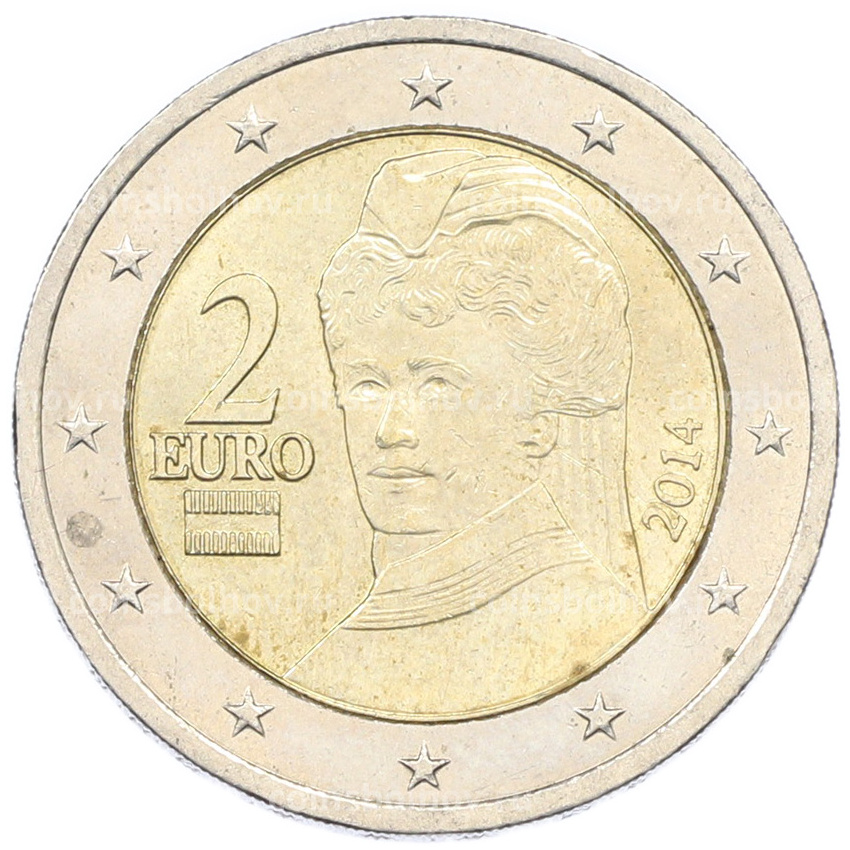 Монета 2 евро 2014 года Австрия