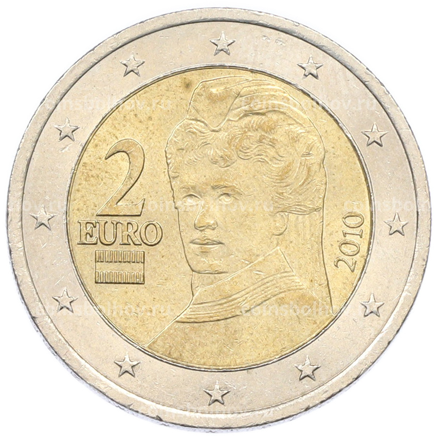 Монета 2 евро 2010 года Австрия