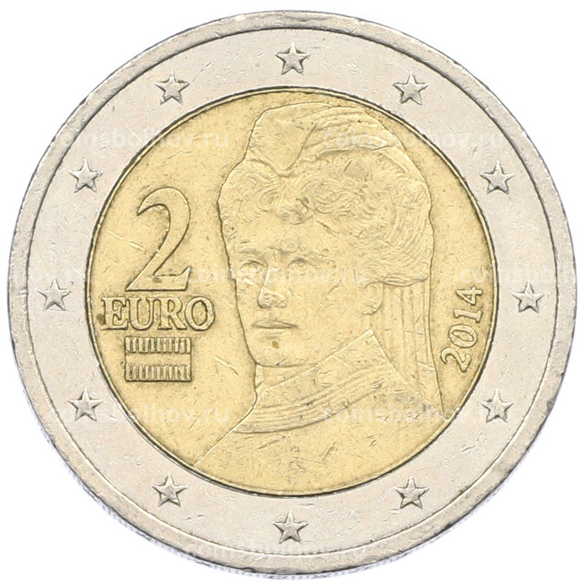 Монета 2 евро 2014 года Австрия