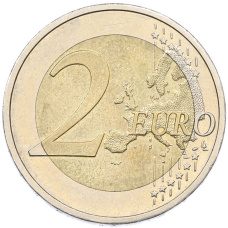 Монета 2 евро 2014 года Латвия (реверс)