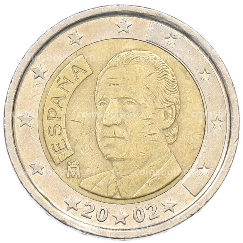Монета 2 евро 2002 года Испания