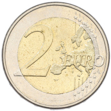 Монета 2 евро 2009 года Кипр (реверс)