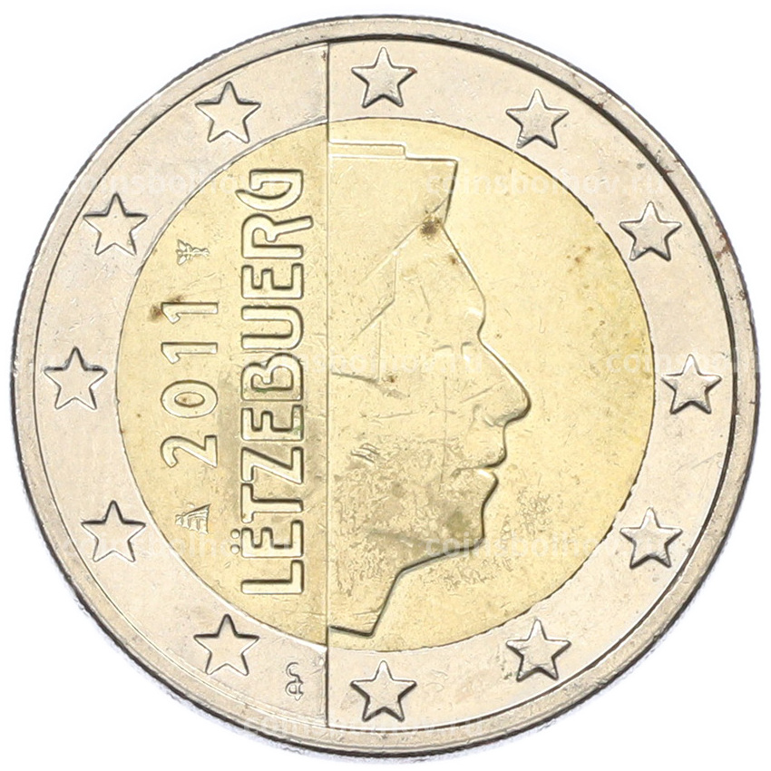 Монета 2 евро 2011 года Люксембург
