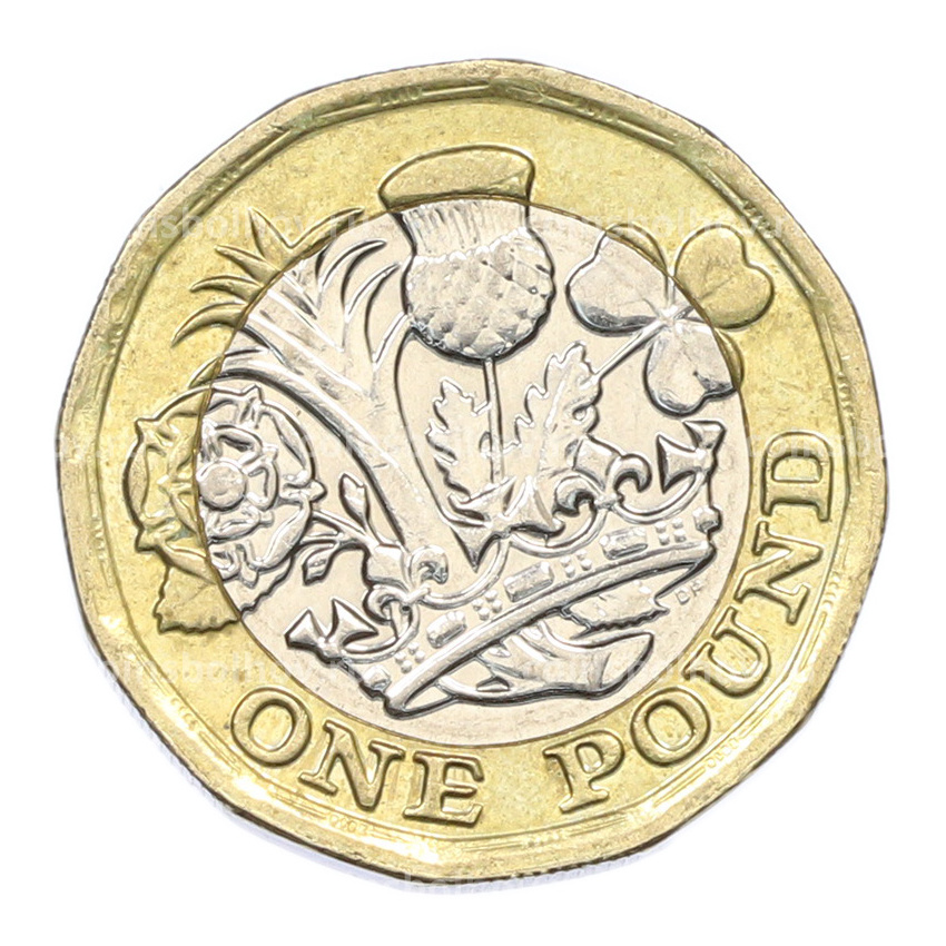 Монета 1 фунт 2016 года Великобритания