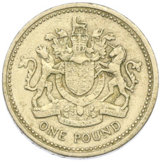 Монета 1 фунт 1983 года Великобритания (аверс)